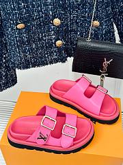 Louis Vuitton Bom Dia pink sandals - 2