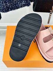 Louis Vuitton Bom Dia light pink sandals - 6