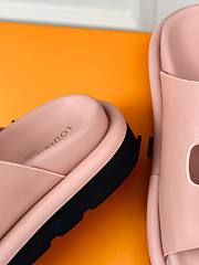 Louis Vuitton Bom Dia light pink sandals - 4