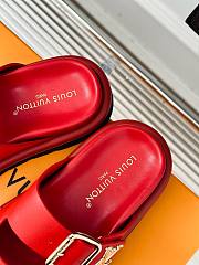 Louis Vuitton Bom Dia red sandals - 6