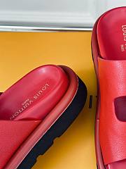 Louis Vuitton Bom Dia red sandals - 2