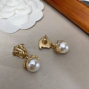 Versace medusa pearl earings  - 2