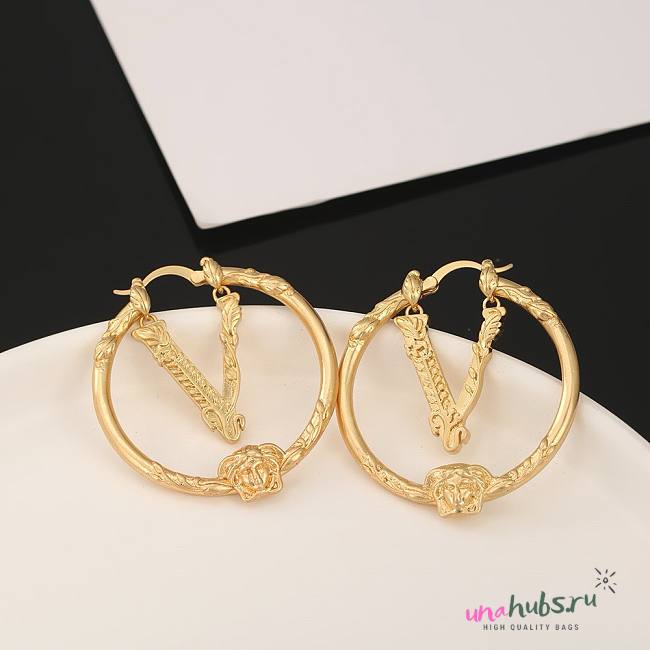 Versace round earings  - 1