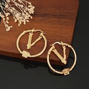 Versace round earings  - 4