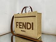 Fendi Sunshine natural straw bag - 2