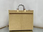 Fendi Sunshine natural straw bag - 6