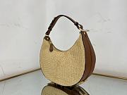 Fendi Fendigraphy natural straw bag - 5