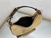 Fendi Fendigraphy natural straw bag - 2