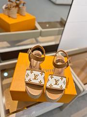Louis Vuitton Starboard Wedge Brown Sandals - 2