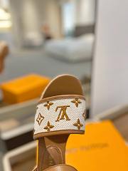 Louis Vuitton Starboard Wedge Brown Sandals - 4