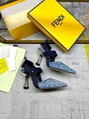 Fendi Colibri denim heels - 6