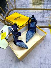 Fendi Colibri denim heels - 4