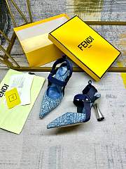 Fendi Colibri denim heels - 3