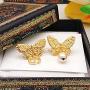 Dior butterfly earrings  - 2