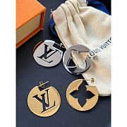 Louis Vuitton Perfect Match Earrings Gold Silver - 2