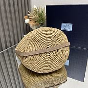 Prada crochet and leather mini-bucket bag - 4
