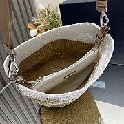 Prada crochet and leather mini-bucket bag - 2