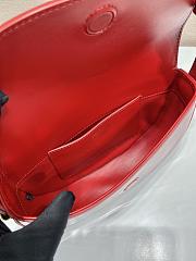 Prada patent red leather shoulder bag - 4