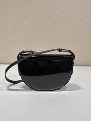 Prada patent black leather shoulder bag - 6