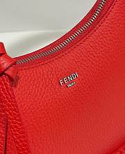 Fendi Red Mini Fendessence Logo Plaque Tote Bag - 2