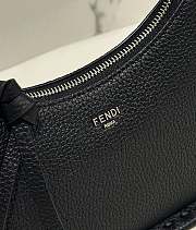 Fendi Black Mini Fendessence Logo Plaque Tote Bag - 6