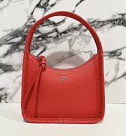 Fendi Red Mini Fendessence Logo Plaque Tote Bag - 1