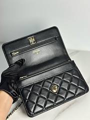 Chanel Woc Letters Top Handle Chain Wallet - 3
