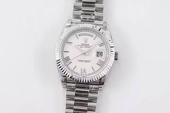 Rolex Day Date Stainless Steel Mens Watch