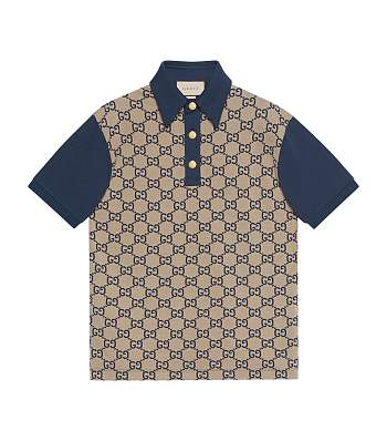 Gucci blue GG Polo Shirt