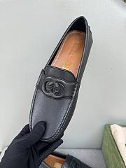 Gucci Interlocking G Driver Black Loafers - 5