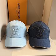 Louis Vuitton denim hat （ light blue/ blue) - 1