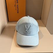 Louis Vuitton denim hat （ light blue/ blue) - 3