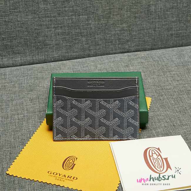 Goyard Card Holder In Grey - 10.5*8cm - 1