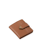 Prada Small leather wallet in cognac - 10x8cm - 5