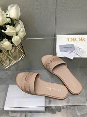 	 Dior Dway Slides in Pink leather - 5