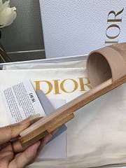 	 Dior Dway Slides in Pink leather - 4