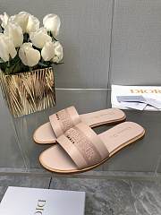 	 Dior Dway Slides in Pink leather - 3