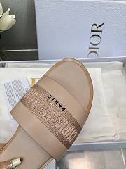 	 Dior Dway Slides in Pink leather - 2