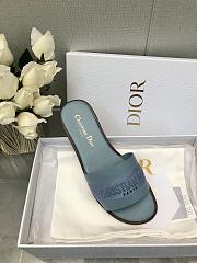 	 Dior Dway Slides in Blue leather - 2