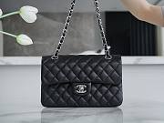 Chanel Classic Flap Bag Lambskin Leather In Black - 23cm - 2