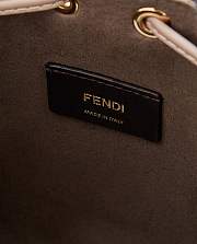 Fendi Mon Tresor Bucket Bagbin Dove Gray - 12x18x10 cm - 4