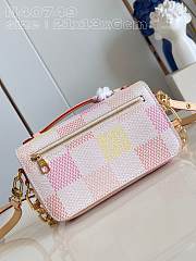 Louis Vuitton Pochette Métis East West Bag Peach Pink - 21.5 x 13.5 x 6 cm - 6