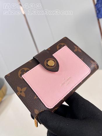 Louis Vuitton Portefeuille Juliette Bifold Wallet Pink - 13 x 9 x 3cm