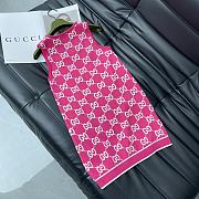 Gucci GG cotton jacquard minidress pink - 5