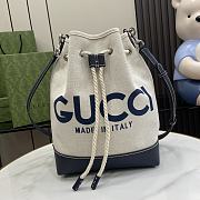 GUCCI MINI SHOULDER BAG WITH GUCCI PRINT - 22.5x 31x 15CM - 3