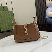 Gucci Jackie 1961 Notte Brown - 19.5x 18x 3.5cm - 1