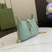 	 Gucci Jackie 1961 Notte Blue - 19.5x 18x 3.5cm - 2