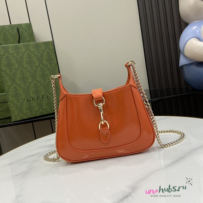 	 Gucci Jackie 1961 Notte Orange - 19.5x 18x 3.5cm - 1