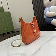 	 Gucci Jackie 1961 Notte Orange - 19.5x 18x 3.5cm - 4