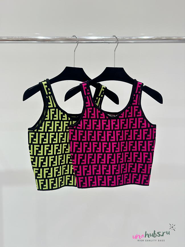 Fendi Tank Top FF Pattern  - 1